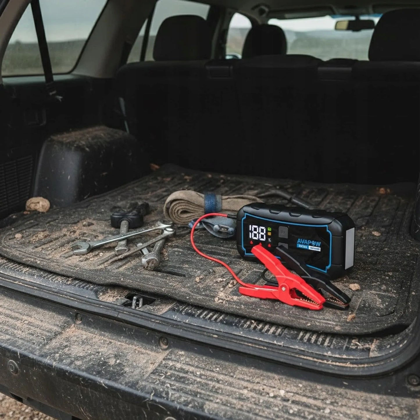 AVAPOW E5 PRO automobilinis paleidiklis 12V 12000 mAh 2000A