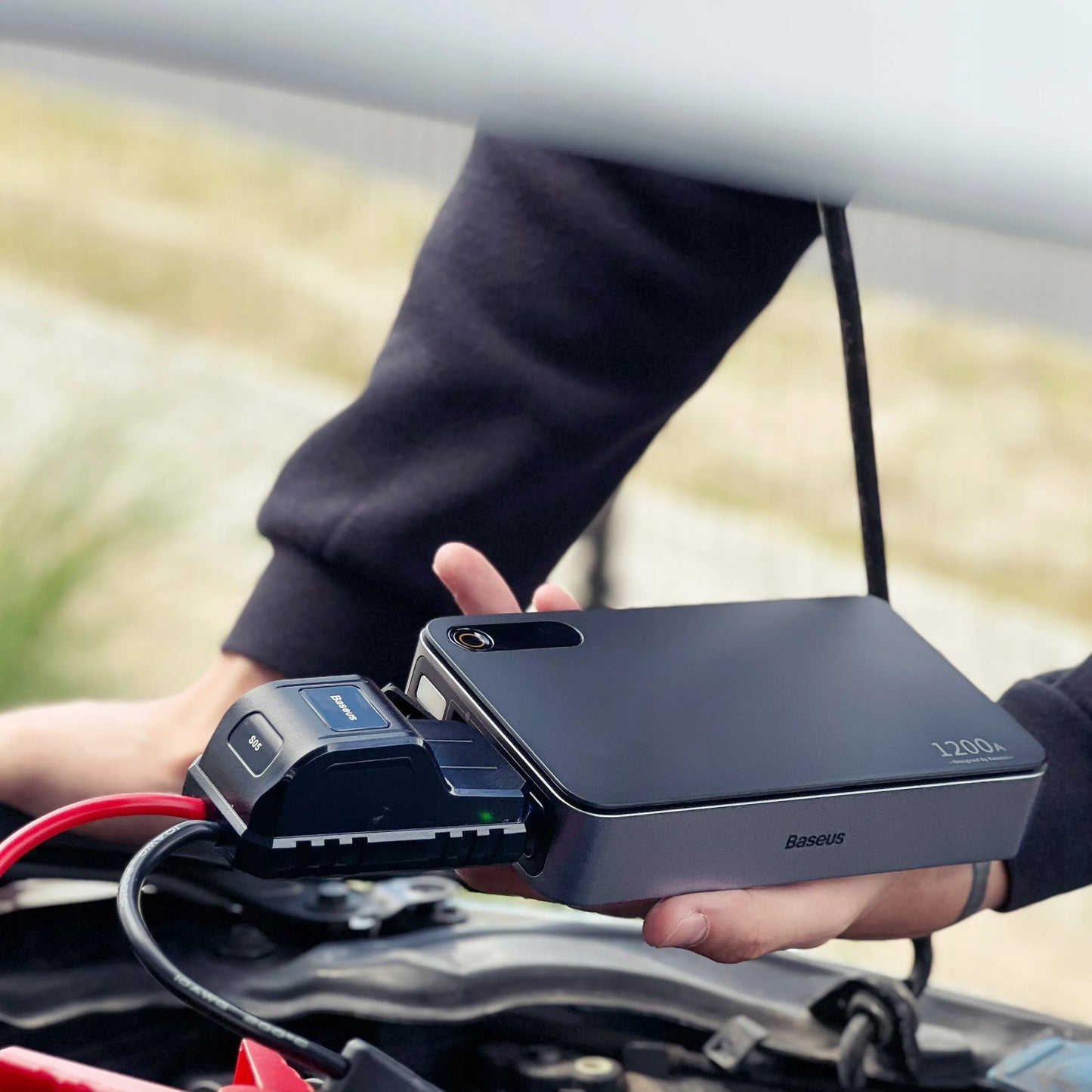 BASEUS automobilinis paleidimo įrenginys 12000mAh Power Bank