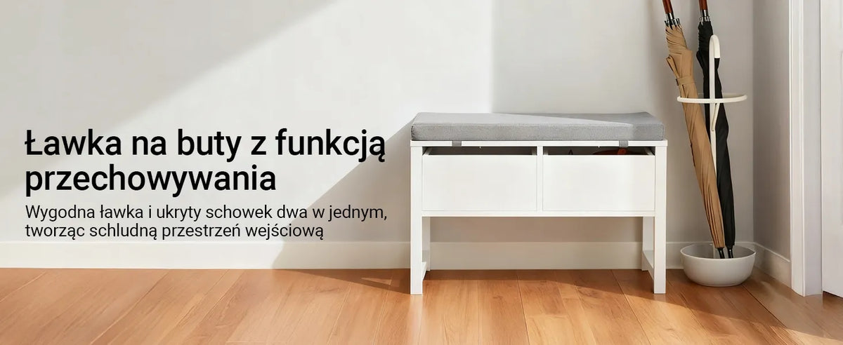 Bato spintelė suolai su sėdyne 2 stalčiai koridoriui 72cm FSR88-W