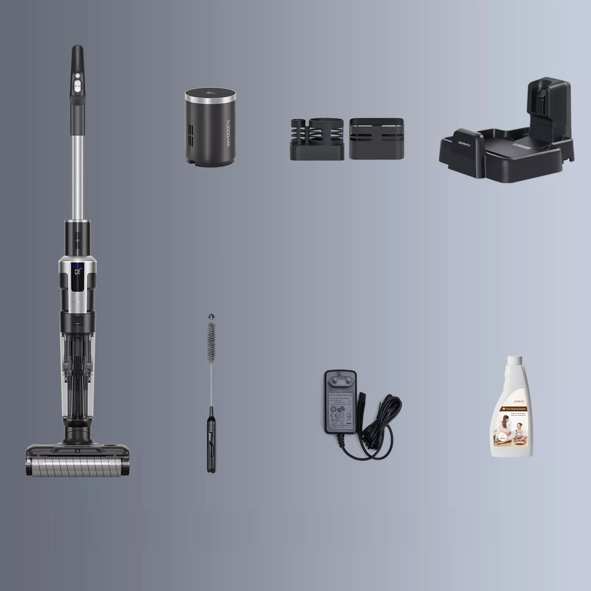 Belaidis vertikalus plaunantis dulkių siurblys JIMMY HW9 300W 15KPA