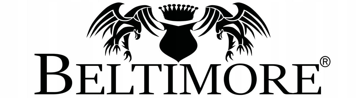 „Beltimore“ didelė vyriška odinė piniginė ir diržas – rinkinys