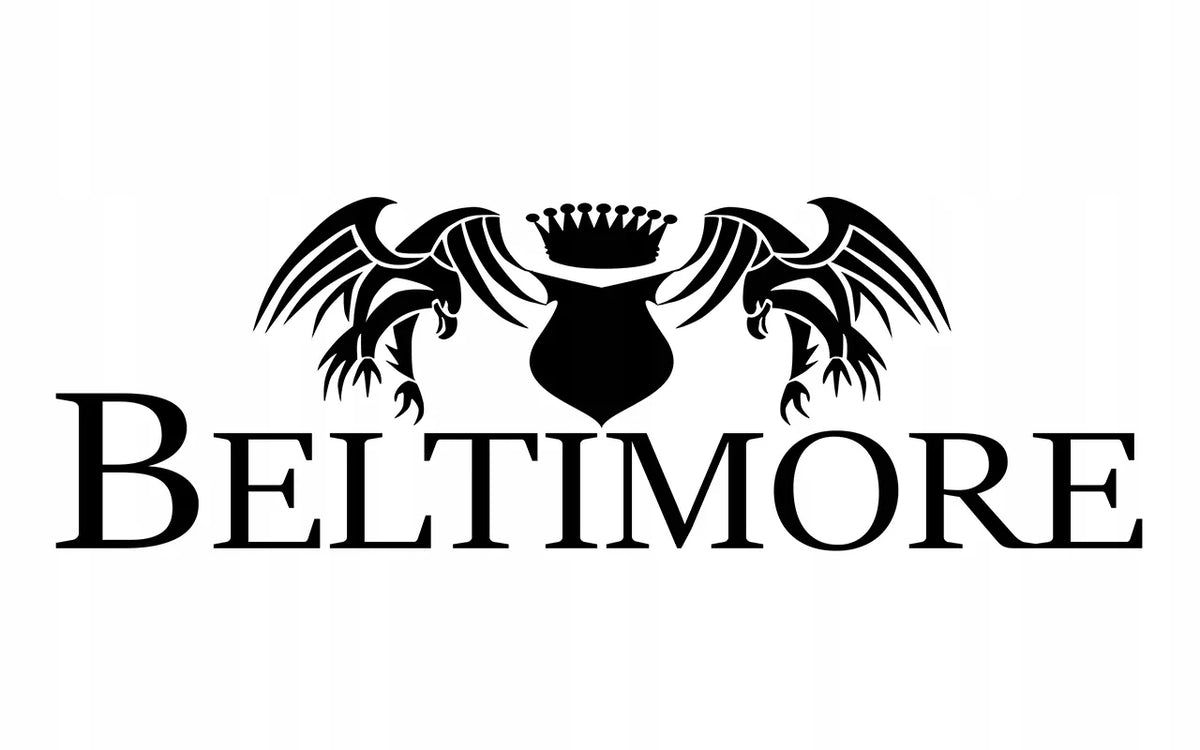 „Beltimore“ vyriškas dovanų rinkinys: odinis diržas ir piniginė, premium dėžutė