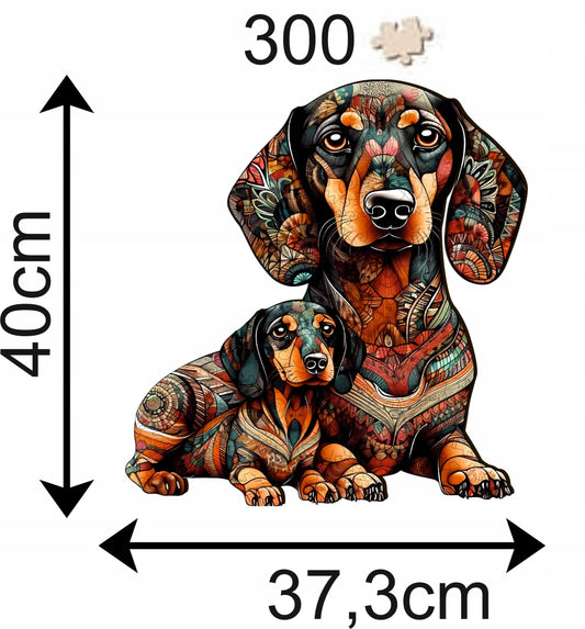 DIDELĖS MEDINĖS DĖLIONĖS 300 DETALIŲ TAKSŲ ŠEIMA MEDINĖJE DĖŽUTĖJE