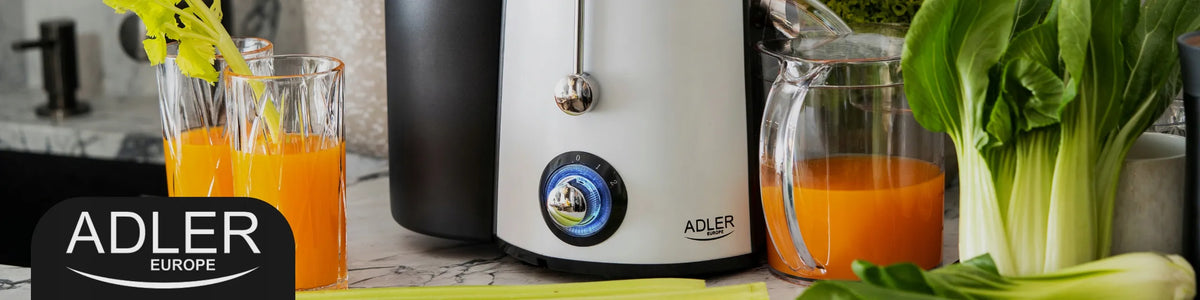 Didelio greičio sulčiaspaudė Adler Juice Line 4128, 2000 W, vaisiams ir daržovėms, didelė anga