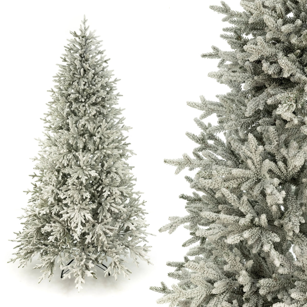 Dirbtinė eglutė Eglė NATURA su 3D PREMIUM sniegu, 130 cm, 100 % PE