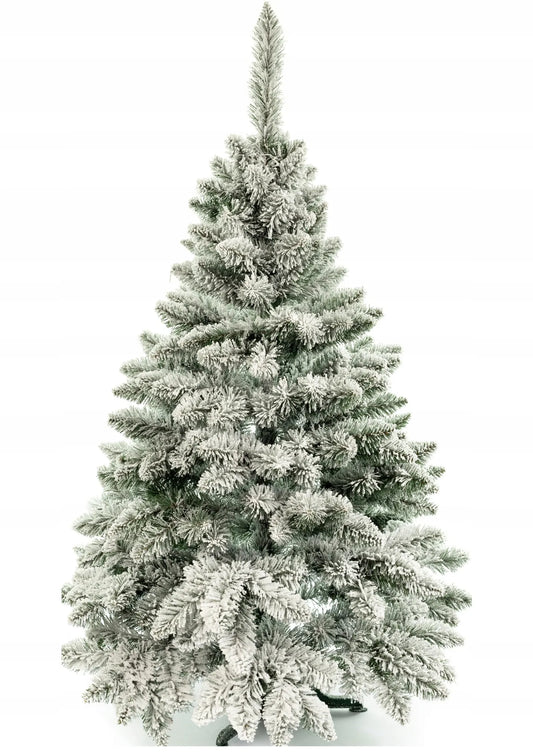 Dirbtinė snieguota pušis PREMIUM 100 cm, tikroviška ir tanki