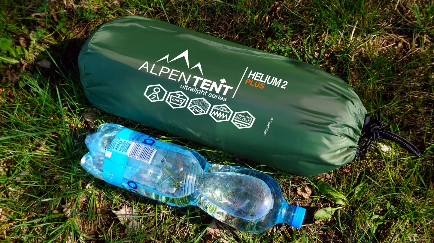 Dvivietė palapinė AlpenTent Helium2 Plus lengva 2kg