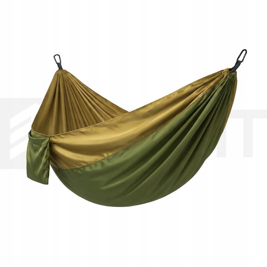 Dvivietis turistinis hamakas Epifit CALM300 300x200 cm, 200 kg, chaki spalvos