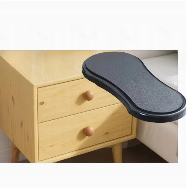 Ergonominė alkūnės atrama rašomajam stalui