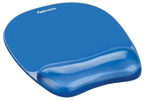 FELLOWES CRYSTAL gelinė pelės ir riešo atrama, mėlyna