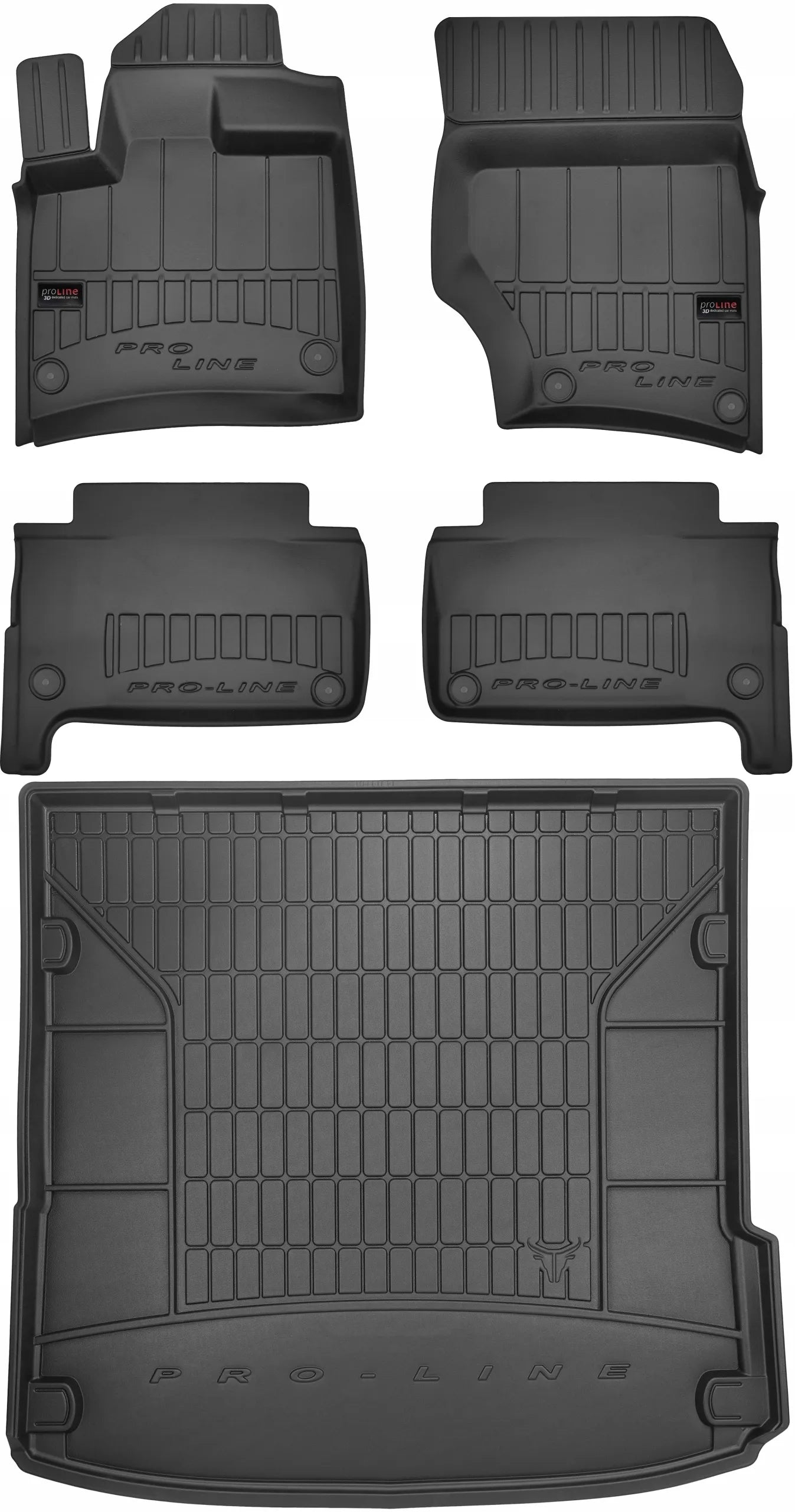 FROGUM guminiai 3D kilimėliai, skirti Audi Q7 I 2005-2015