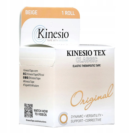 Kineziterapinė juosta Kinesio Tex Classic, 5 cm x 4 m, kūno spalvos
