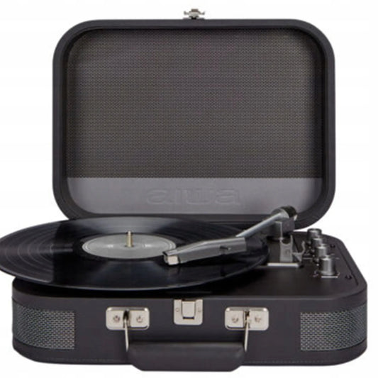 Lagamininis patefonas AIWA VPX-1951/TN BT/AUX Titano juodas