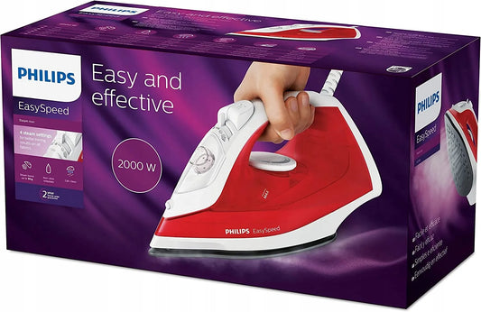 Lengvas garinis lygintuvas PHILIPS GC1742/40, 2000 W, nelimpantis padas