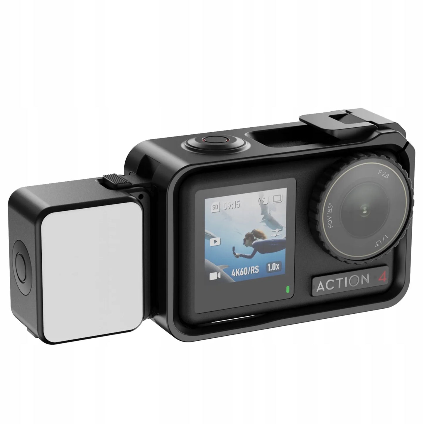 Magnetinė LED lempa Ulanzi LM18 IPX5, skirta DJI Osmo Action 3 4