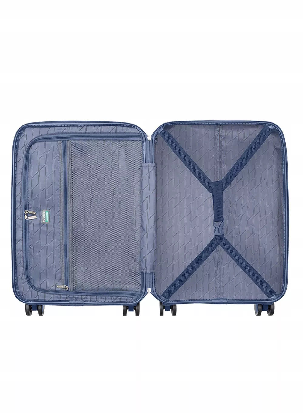 Mažas lagaminas PUCCINI Casablanca, 36 l, tamsiai mėlynas