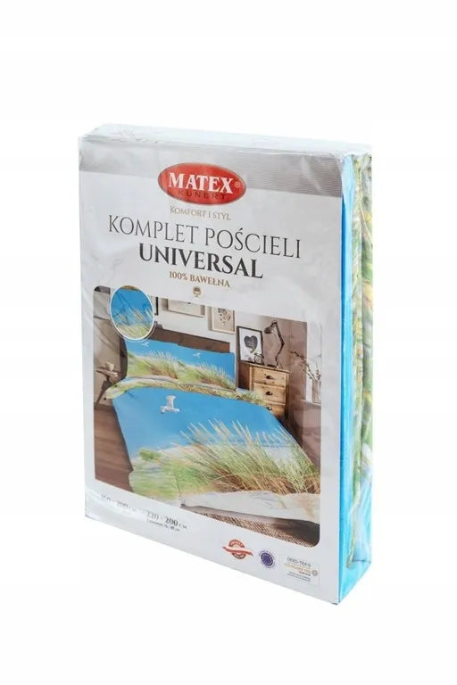 Medvilninė patalynė Matex UNIVERSAL Plaża, 160 × 200 cm