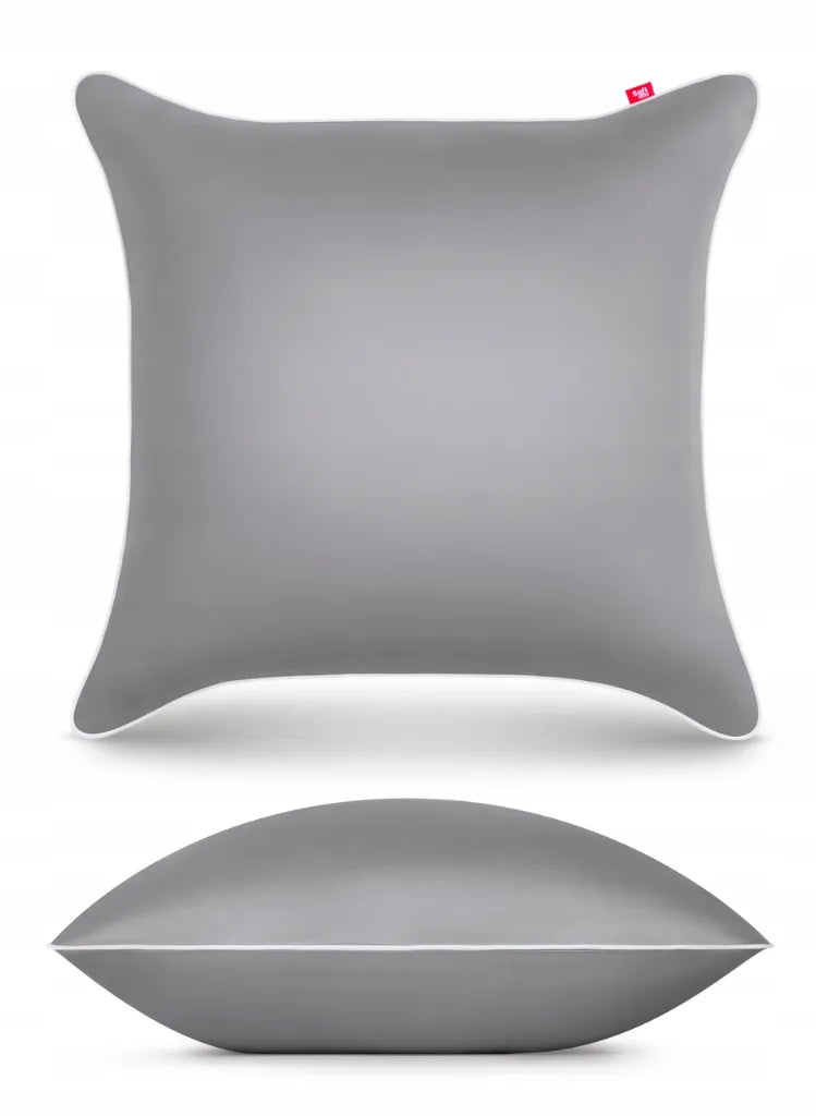 Medvilninis pagalvės užvalkalas 40x40 – 100% medvilnės satinas, pilkas