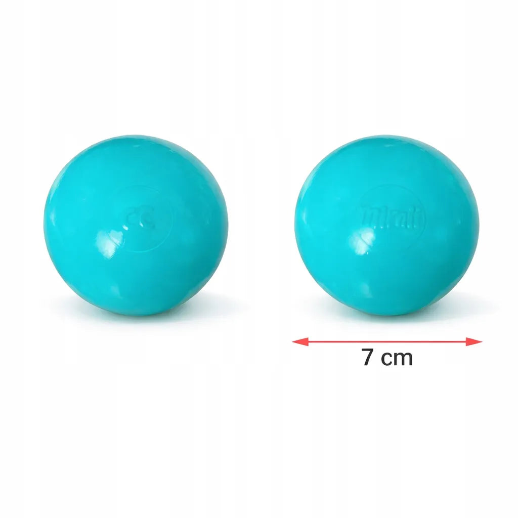 „Mimii“ kamuoliukai sausam baseinui, 150 vnt., 7 cm, balti perliniai