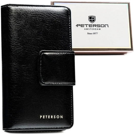 Moteriška piniginė Peterson PTN 008-HF juoda