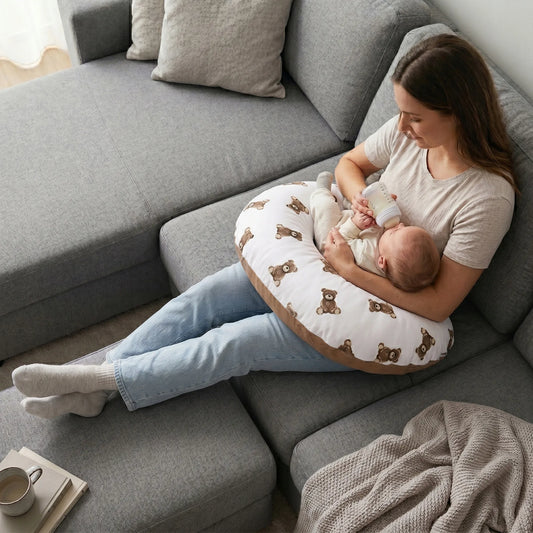 Nėščiųjų pagalvė maitinimo rogalis patogi ir minkšta medvilnė/aksomas