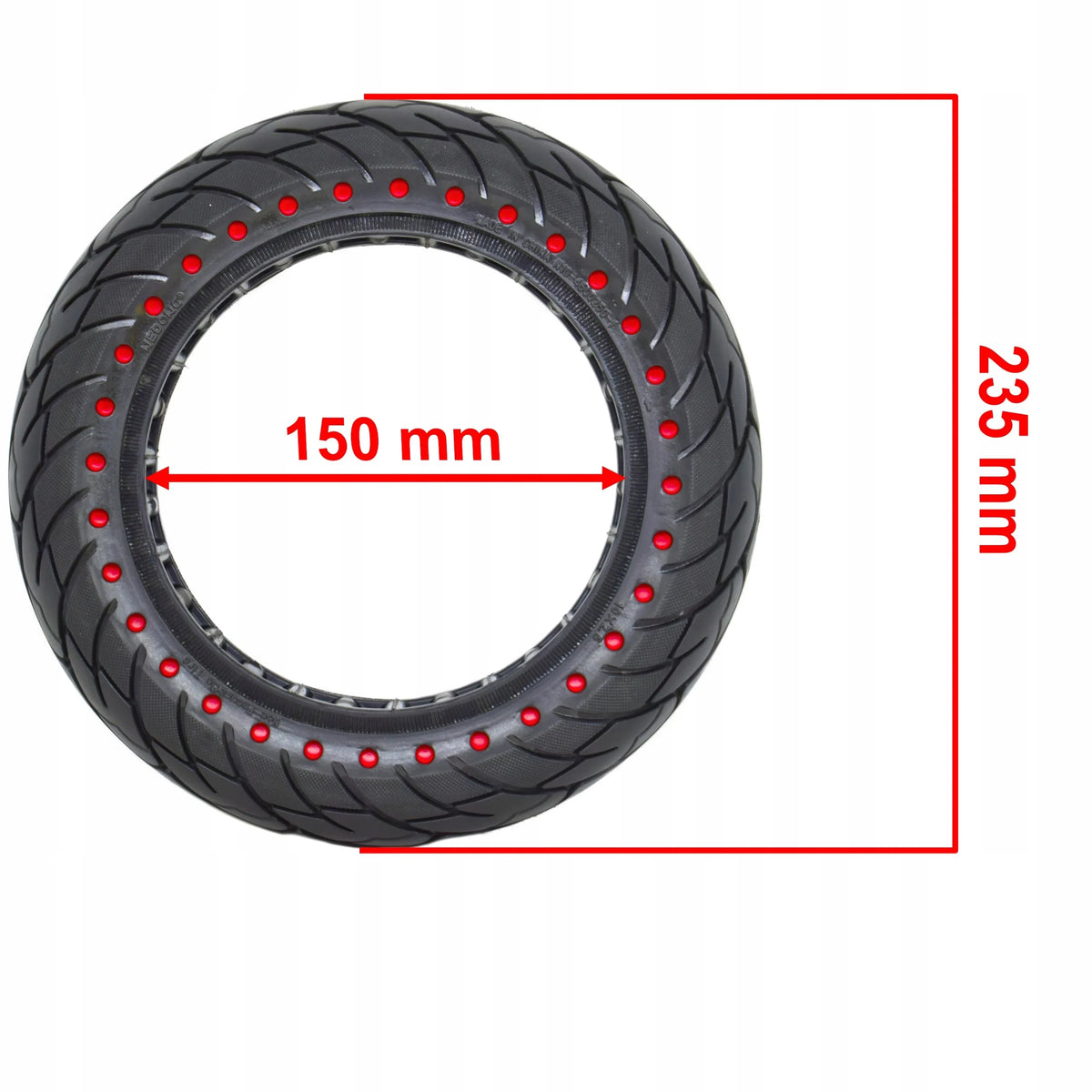 Padanga elektriniam paspirtukui 10x2.50 skirta Ninebot MAX Motus Scooty 10 pilnavidurė TL