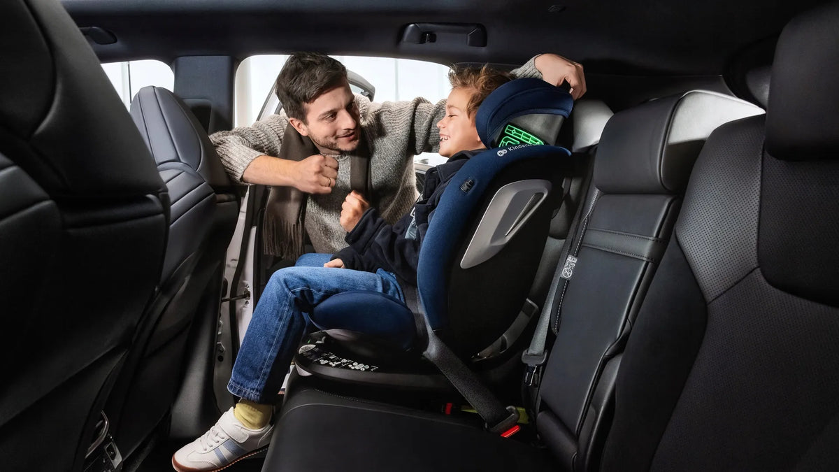 Pasukama automobilinė kėdutė KINDERKRAFT I-GROW 2, 40–150 cm, 0–36 kg, i-Size, ISOFIX