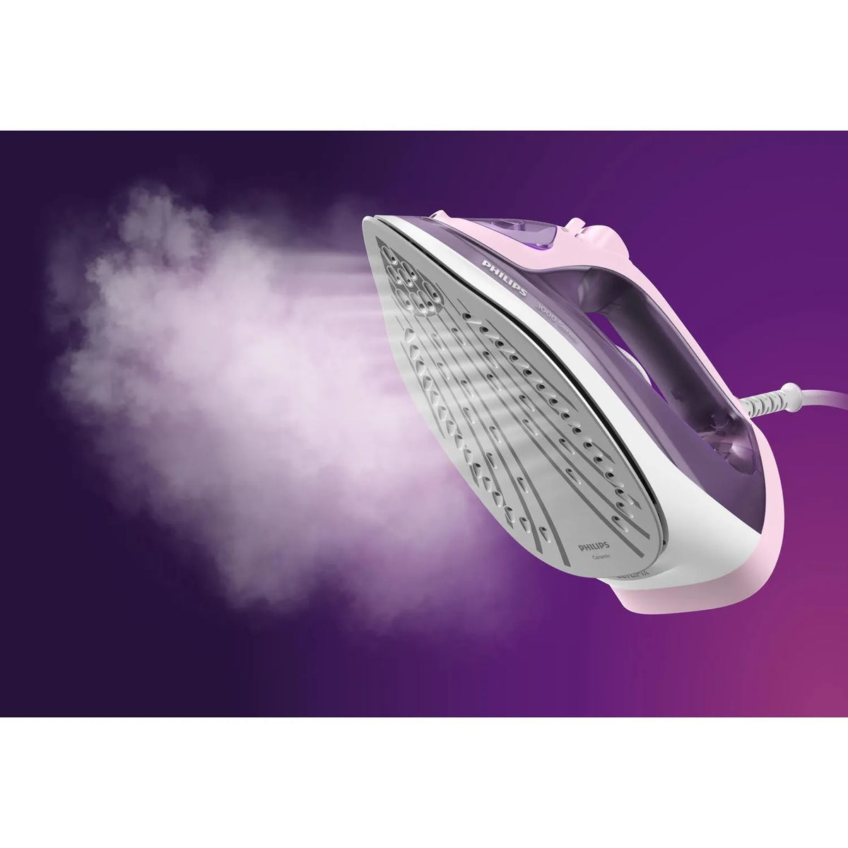 PHILIPS „Series 3000“ garinis lygintuvas 2200 W, violetinės ir rožinės spalvos, DST3020/30