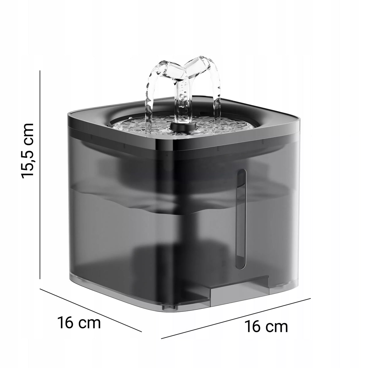 RETOO automatinė vandens gertuvė-fontanė katėms ir šunims su filtru, 2 l