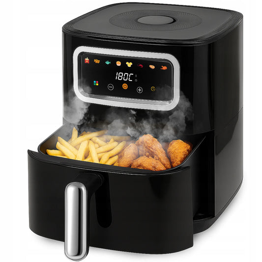 RETOO gruzdintuvė be aliejaus „Air Fryer“, 1450 W, 5,5 l dubuo, 8 programos