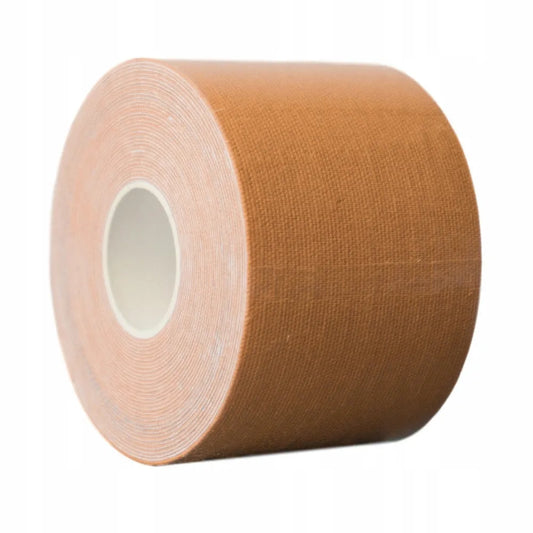 Saltec kinesio teipas, kūno spalvos elastinė tapingavimo juosta, 5 cm × 5 m