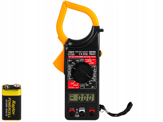 Skaitmeninis replinis multimetras XTREME DT-266 AC/DC su matavimo laidais