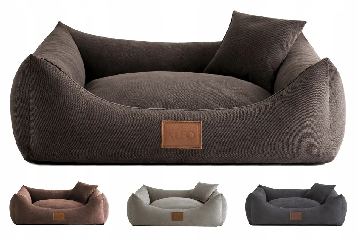 SOFA SUN šunų guolis, M dydis 80/60 cm, tamsiai rudas