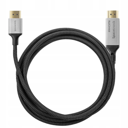Spacetronik DisplayPort–HDMI kabelis 4K 60 Hz HD, 5 m, sustiprintas pynimas