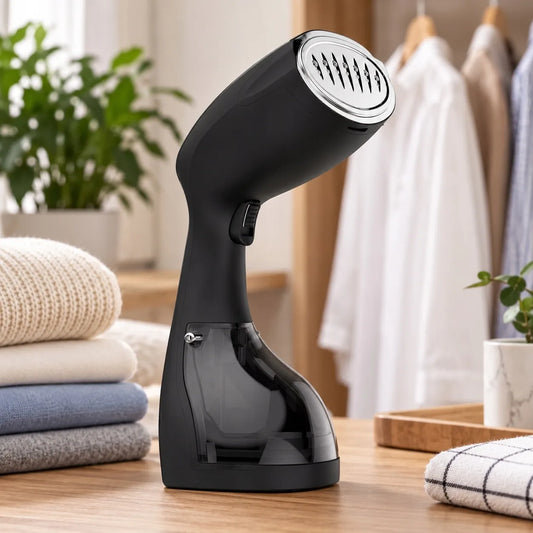 SteamOne S-Travel rankinis drabužių garintuvas, 1400 W, juodas, 24 g/min, 260 ml