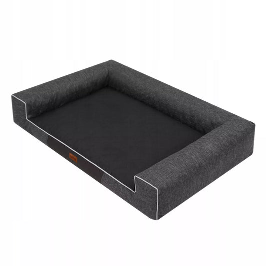 Šunų guolis, sofa lova VANDENIUI ATSPARI SU NUIMAMU UŽVALKALU XL 100x65 cm