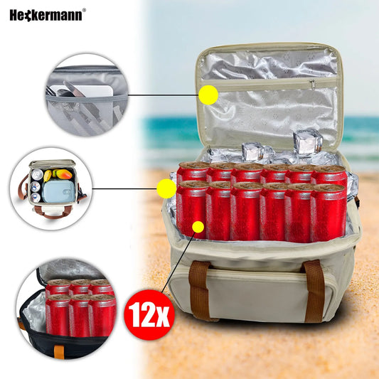 Termomaitė Heckermann 20L, smėlio spalvos