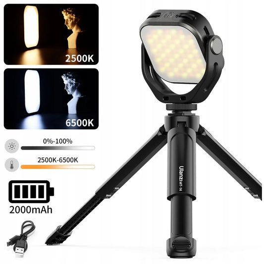Ulanzi VIJIM Combo 5 nuolatinio apšvietimo komplektas su LED lempa ir stovu