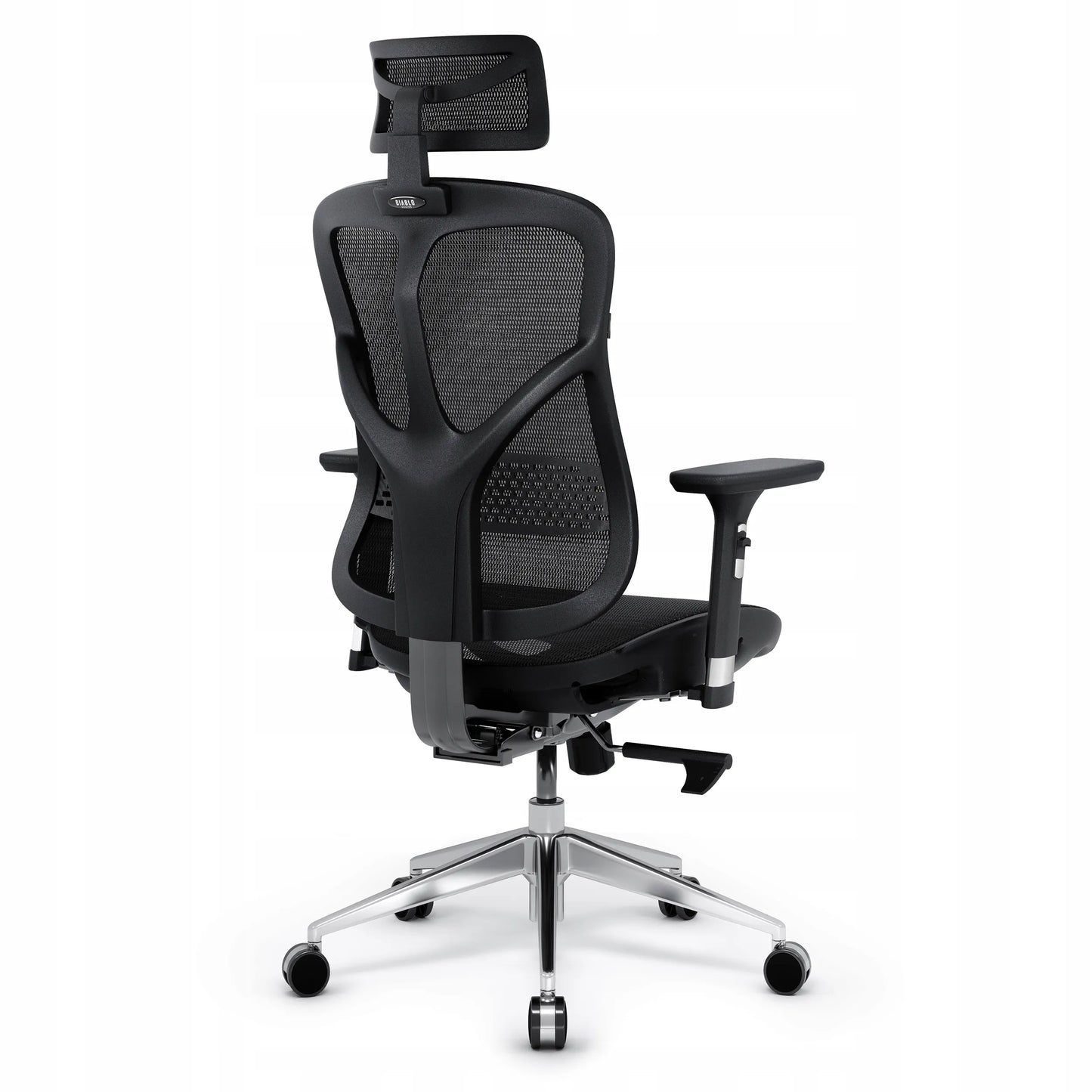V-Basic ergonominė biuro kėdė su sukamuoju mechanizmu, Premium serija, DIABLO, juoda