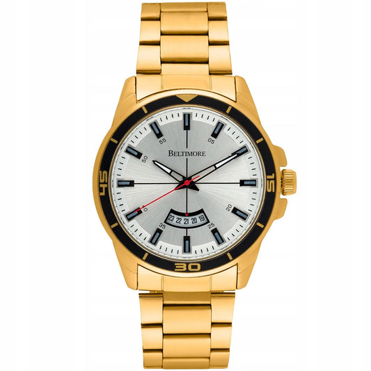 Vyriškas laikrodis Beltimore BT03 Aura Collection auksinis