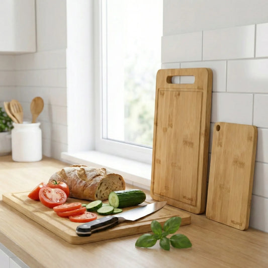 Wellhaus bambusinių pjaustymo lentelių rinkinys, 3 vnt.