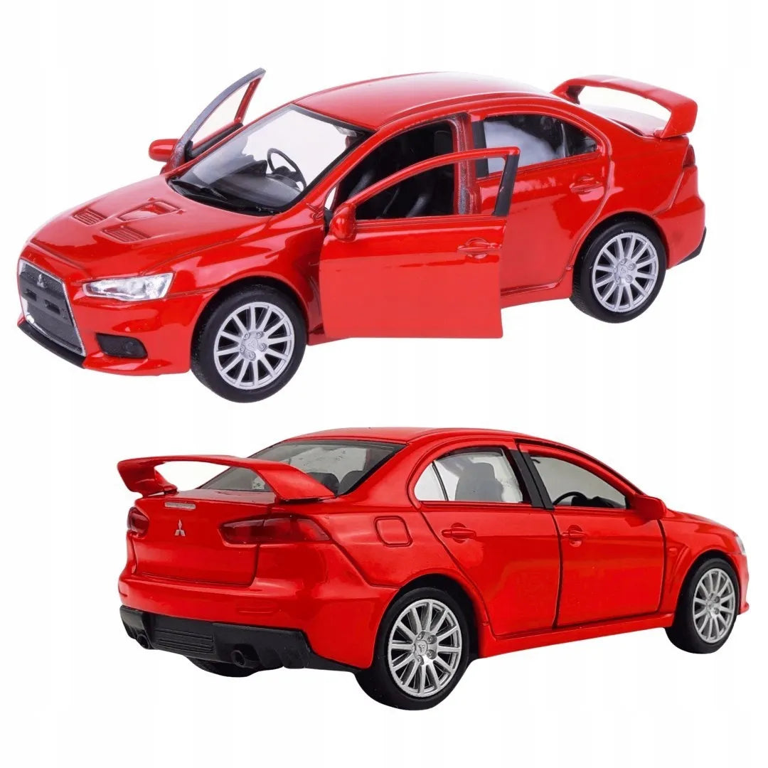 Welly „Mitsubishi Lancer Evolution X“ 1:34 metalinis modelis