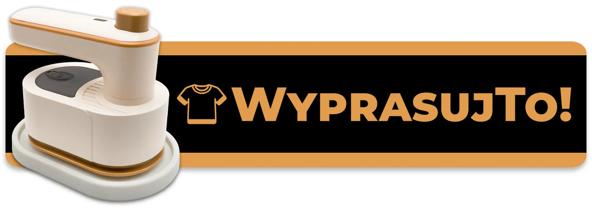 „Wyprasuj To!“ mažas lengvas sulankstomas kelioninis lygintuvas drabužiams