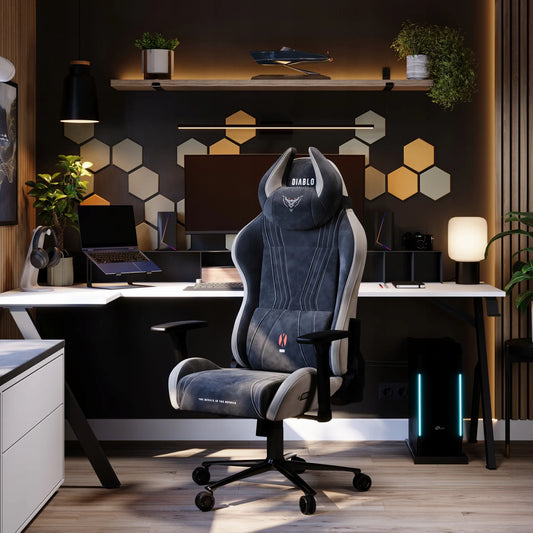 Žaidimų kėdė Diablo Chairs X-Horn 2.0 Normal Size, Camel Black