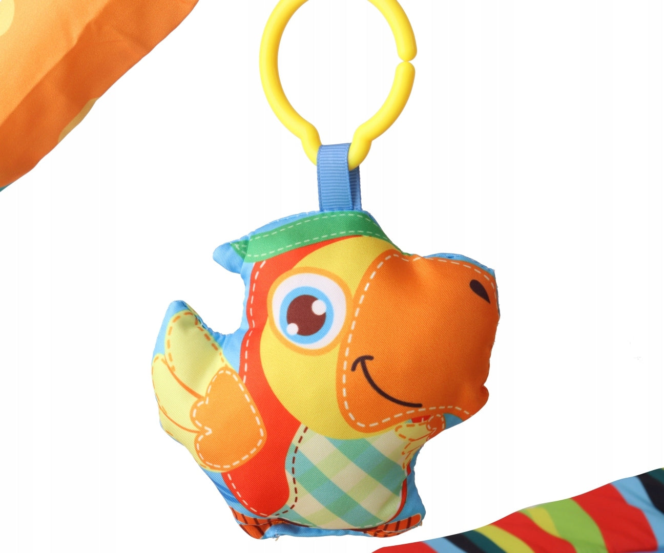 Edukacinis kilimėlis Spalvoti gyvūnėliai Sensorinis kūdikiams JL624-1D