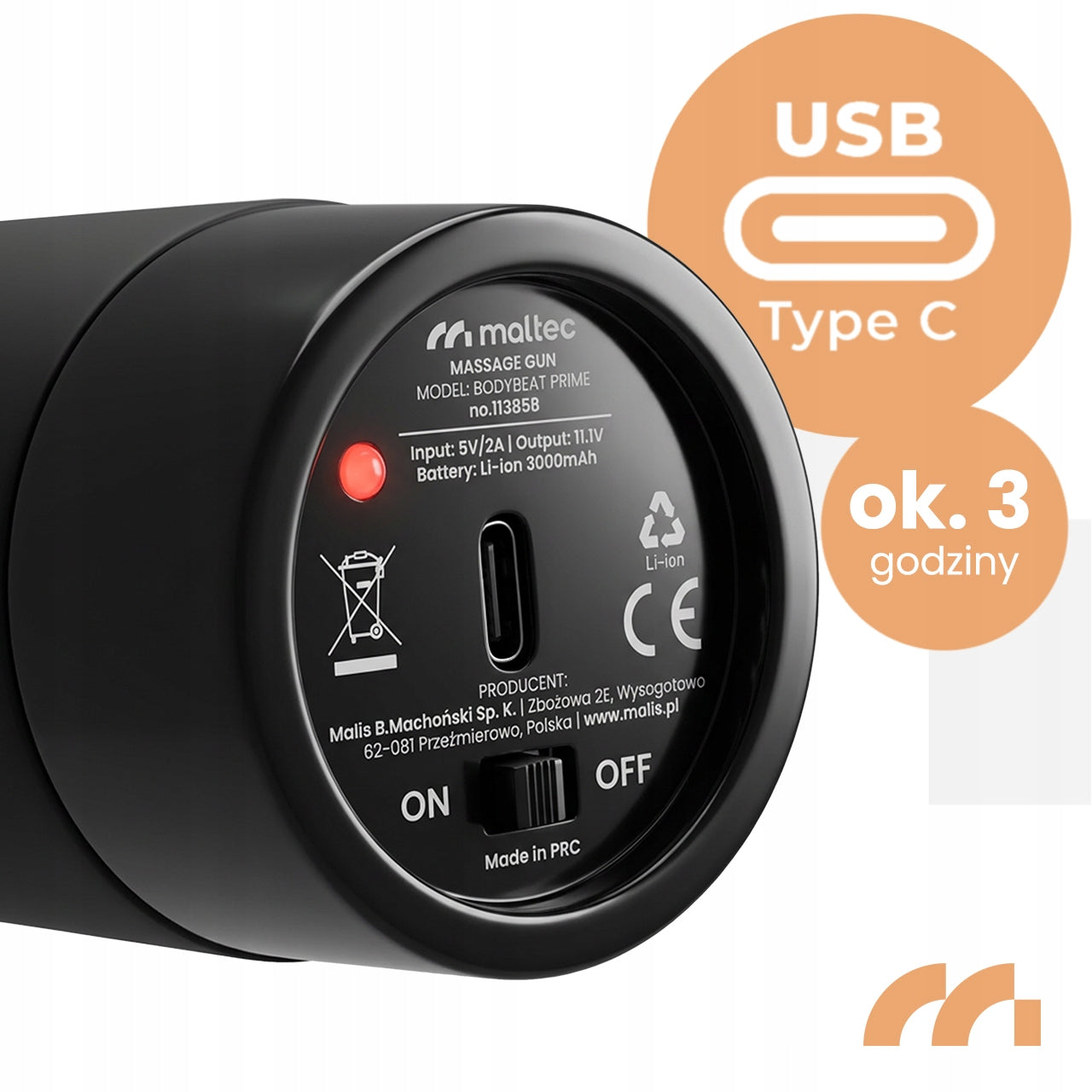 MASAŽINIS PISTOLETO KOMPLEKTAS NUGARAI, KŪNUI, PĖDOMS SU dėklu ir 10 ANTGALIŲ