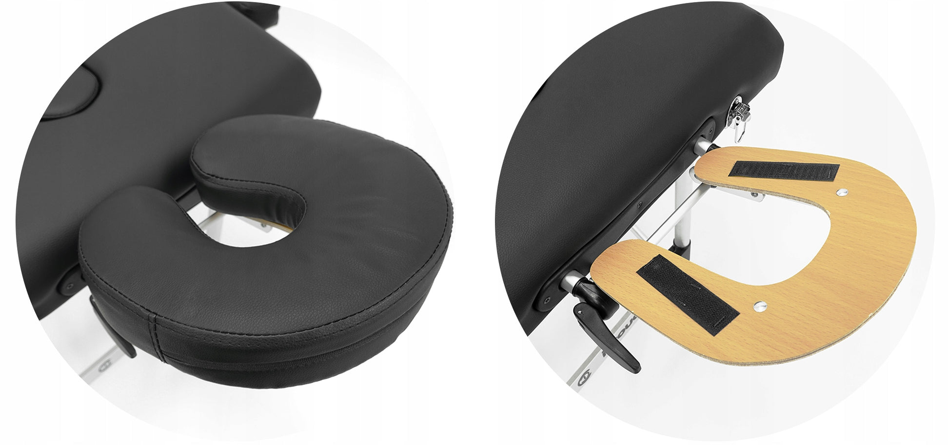 Masažinis kosmetologinis sulankstomas aliumininis stalas blakstienų priauginimui