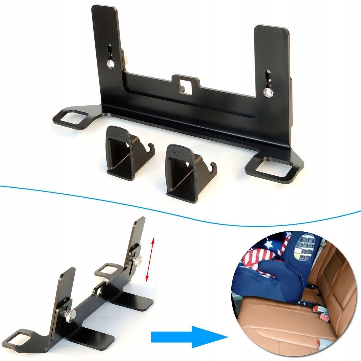 ISOFIX tvirtinimo laikiklis vaikiškos kėdutės universalus rėmas