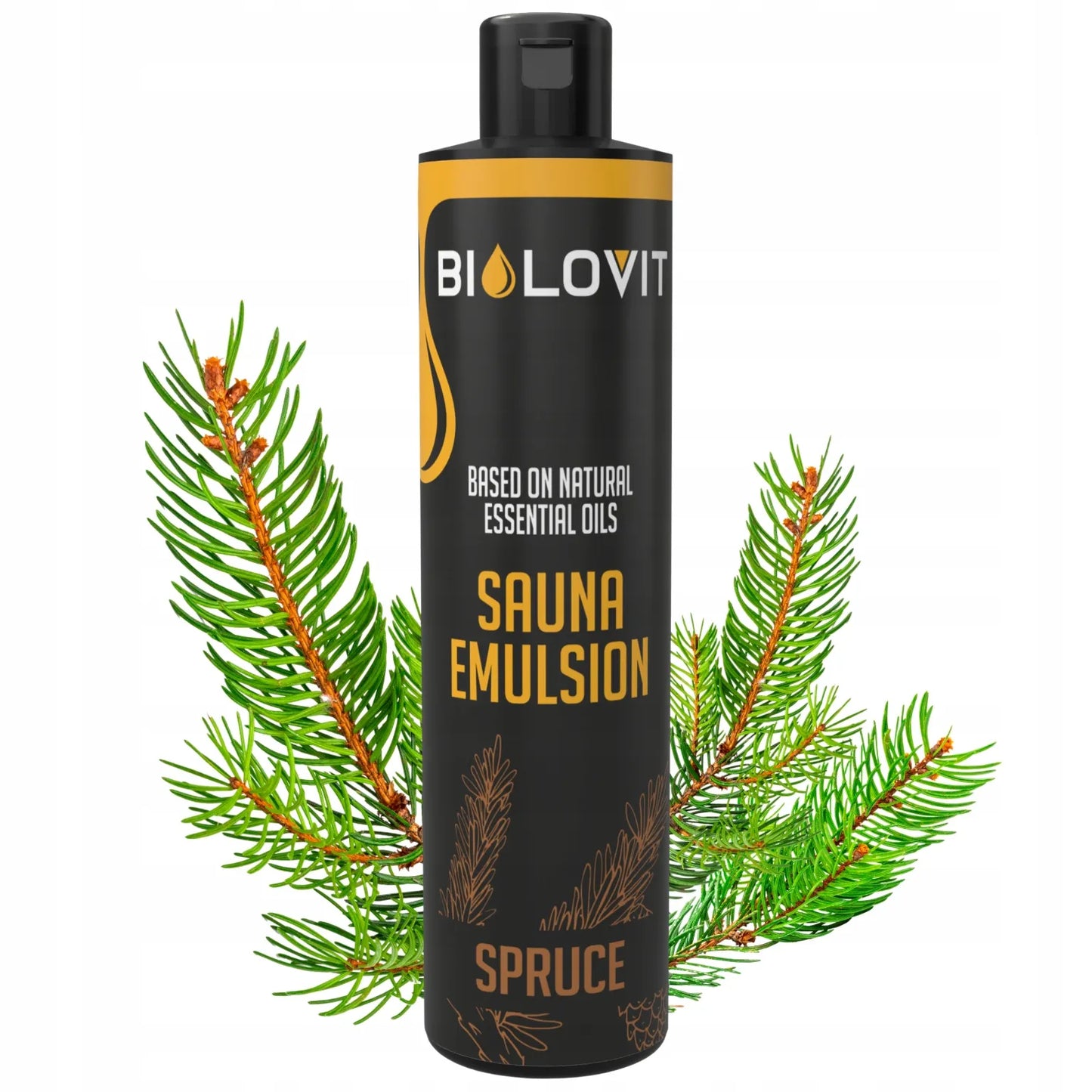 10 vienetų Bilovit saunos emulsijų rinkinys, natūralūs aromatai, 250 ml