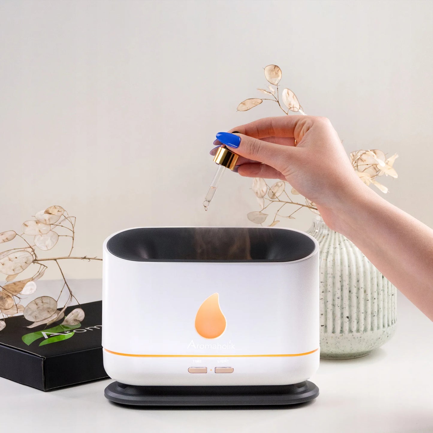 10 vnt. kvapniųjų aliejų rinkinys – natūralių aromatinių aliejų rinkinys Aromaholik Premium